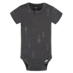 Gerber Baby Boy Casual Cotton Short Sleeve Bodysuits, 3-Pack, Sizes Preemie - 12 Months