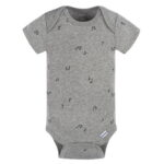 Gerber Baby Boy Casual Cotton Short Sleeve Bodysuits, 3-Pack, Sizes Preemie - 12 Months
