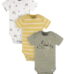 Gerber Baby Boy Casual Short Sleeve Bodysuits, 3-Pack, Sizes Preemie - 12 Months