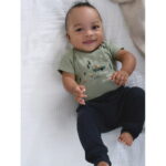 Gerber Baby Boy Casual Short Sleeve Bodysuits, 3-Pack, Sizes Preemie - 12 Months