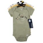 Gerber Baby Boy Casual Short Sleeve Bodysuits, 3-Pack, Sizes Preemie - 12 Months
