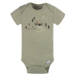 Gerber Baby Boy Casual Short Sleeve Bodysuits, 3-Pack, Sizes Preemie - 12 Months