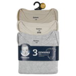 Gerber Baby Boy or Girl Unisex Short Sleeve Bodysuits, 3-Pack, Sizes Preemie - 24 Months