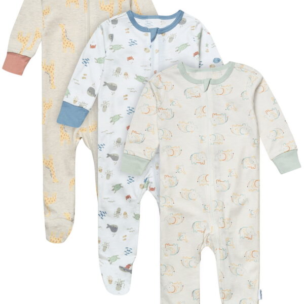 Gerber Baby Neutral 3-Pack Sleep N´Play, Sizes Newborn - 6/9 Months