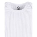 Gerber Baby Neutral 3-Pack White Short Sleeve Bodysuits, Sizes Preemie - 24 Months