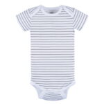 Gerber Baby Neutral Short Sleeve Bodysuits, 3-Pack, Sizes Newborn - 24 Months