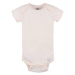Gerber Baby Neutral Short Sleeve Bodysuits, 3-Pack, Sizes Newborn - 24 Months