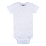 Gerber Baby Neutral Short Sleeve Bodysuits, 3-Pack, Sizes Newborn - 24 Months