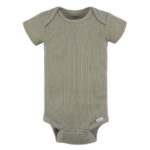 Gerber Baby Neutral Short Sleeve Bodysuits, 3-Pack, Sizes Newborn - 24 Months