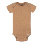 Gerber Baby Neutral Short Sleeve Bodysuits, 3-Pack, Sizes Newborn - 24 Months
