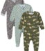 Gerber Gender Neutral Sleep ´N Play Footed Pajama, 3-Pack, Sizes Newborn - 6/9 Months
