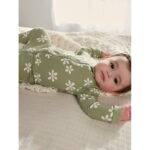 Gerber Gender Neutral Sleep ´N Play Footed Pajama, 3-Pack, Sizes Newborn - 6/9 Months