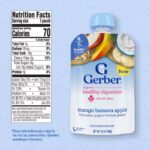 Gerber Toddler Food, Mango Banana Apple, Fruit Puree, Yogurt & Whole Grains Pouches 3.5 oz