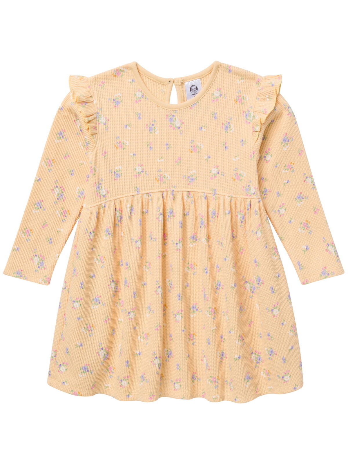 Gerber Toddler Girl Long Sleeve Dress, Sizes 12 Months - 5T