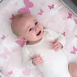 Gllquen Baby Bassinet Sheets 4 Pack Baby Needs for Newborn Infant Boy Nursery, Butterflies