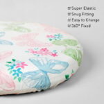 Gllquen Baby Bassinet Sheets 4 Pack Baby Needs for Newborn Infant Boy Nursery, Butterflies