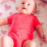 Gllquen Baby Bassinet Sheets Set 4 Pack, for Newborn Baby Girls 32"X16", Pink Heart