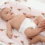 Gllquen Baby Bassinet Sheets Set 4 Pack, for Newborn Baby Girls 32"X16", Pink Heart