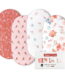 Gllquen Baby Fitted Bassinet Sheets Set 4 Pack for Newborn Baby Girls 32 in x 16 in, Red Floral