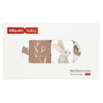 Gllquen Baby Premium Bassinet Sheets Set 4 Pack For Girls Newborns Infant Toddlers, Bears & Deers