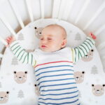 Gllquen Baby Premium Bassinet Sheets Set 4 Pack For Newborn Baby Boys Girls, Cloud & Bears