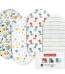 Gllquen Baby Ultra Soft Breathable Fitted Bassinet Sheets 4 Pack for Newborn Infant Boys , Jurassic
