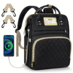 GPED Diaper Bag Backpack, Multifunctional Baby Changing Bag with Insulated Milk Bottle Pocket & Stroller Strap, Large Capacity Travel Backpack with USB Charging Port, Baby Bags...