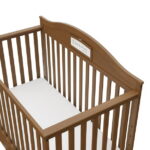 Graco Story 5-in-1 Convertible Baby Crib with Drawer and Reversible Headboard, Hazelnut