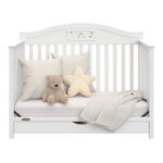 Graco Story 5-in-1 Convertible Baby Crib with Drawer and Reversible Headboard, White