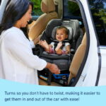 Graco Turn2Me 3-in-1 Car Seat, Rotating Convertible Car Seat, Easy Installation, Cambridge