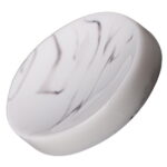 Guichaokj Bar Soap Holder for Shower Marble Dish Tray Home Accents Decor Dishes Bathroom Container White
