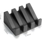 Hancelant Silicone Self Draining Waterfall Soap Dish and Holder 2 Counts