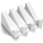Hancelant Silicone Self Draining Waterfall Soap Dish and Holder 2 Counts