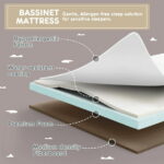 HARPPA 3-in-1 Baby Bassinet Bedside Sleeper, Khaki