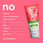hello Fresh Watermelon Fluoride Free Kids Toothpaste, 4.2 Oz Tube