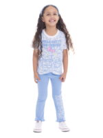 Hello Kitty and Friends Toddler Girls Tee and Flare Leggings Set, 2-Piece, Sizes 12M-5T