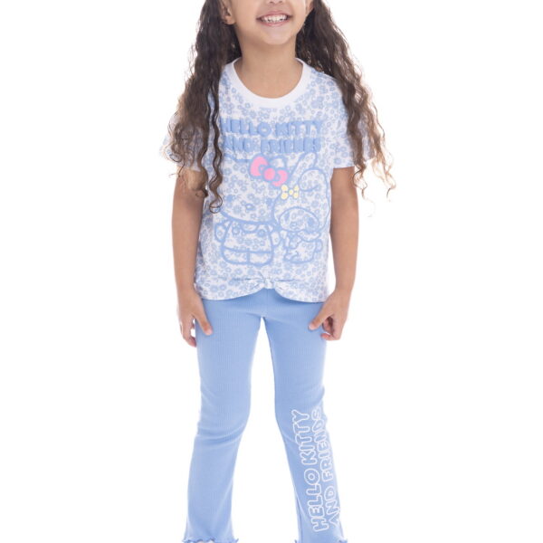 Hello Kitty and Friends Toddler Girls Tee and Flare Leggings Set, 2-Piece, Sizes 12M-5T