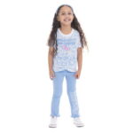 Hello Kitty and Friends Toddler Girls Tee and Flare Leggings Set, 2-Piece, Sizes 12M-5T