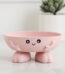 HengDidi Modern Leaf Soap Dish - Self-Draining Bathroom Organizer, Minimalist Design for Bar Soap & Sponges