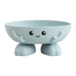 HengDidi Modern Leaf Soap Dish - Self-Draining Bathroom Organizer, Minimalist Design for Bar Soap & Sponges