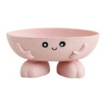 HengDidi Modern Leaf Soap Dish - Self-Draining Bathroom Organizer, Minimalist Design for Bar Soap & Sponges