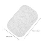 HOMOBABE 1Set Soap Dish for Soap Bars Kitchen Accessory Waterproof Multi Color Oval