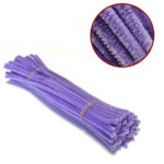 HongHeng 100 Pieces Pipe Cleaners Chenille Stem, Solid Color Pipe Cleaners Set for Pipe Cleaners DIY Arts Crafts Decorations, Chenille Stems Pipe Cleaners