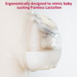 Horigen D6 Milk White Electric Hands Free Breast Pump Wearable Lower Noise Breastfeeding Strong Suction 180ml/6oz
