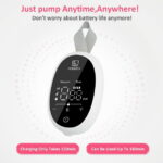 Horigen D6 Pink Electric Wearable Handheld Breast Pump Silent Strong Suction 180ml/6oz