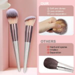 Huauoo Makeup Brush Set 20 Pcs, Foundation Powder Concealers Eye Shadows Blush Makeup Brushes