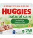 Huggies Natural Care Sensitive Baby Wipes, Unscented, 12 Flip-Top Packs, 768 Total Count (Select for More)