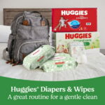 Huggies Natural Care Sensitive Baby Wipes, Unscented, 12 Flip-Top Packs, 768 Total Count (Select for More)