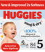 Huggies Snug & Dry Baby Diapers, Size 5 (27+ lbs), 84 Count (Select for More)