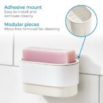 iDesign Adhesive Soap Dish – Orleans Collection - Coconut/White